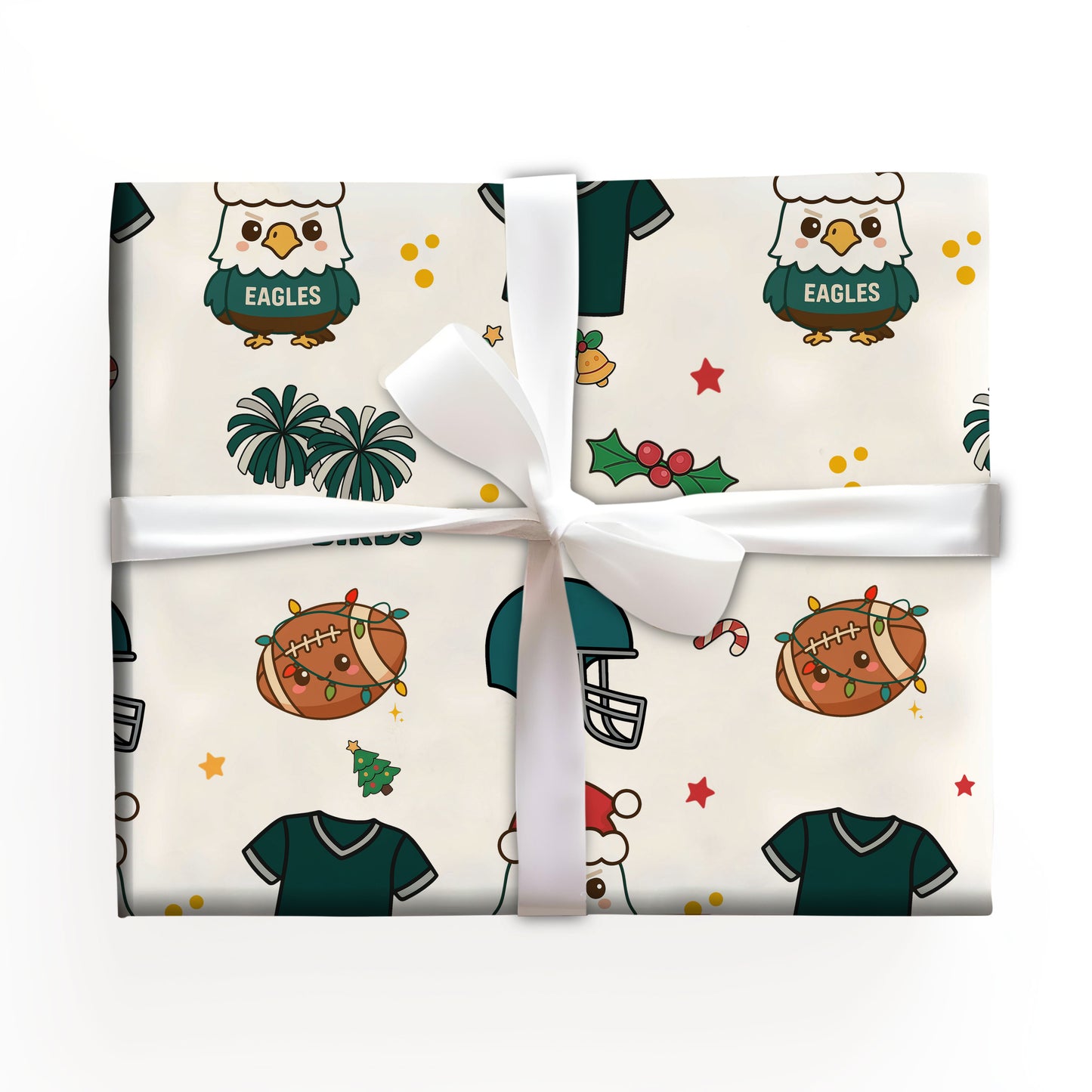 Football Christmas Wrapping Paper