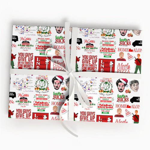 Macaulay Culkin Wrapping Paper,Home Alone Christmas Gifts