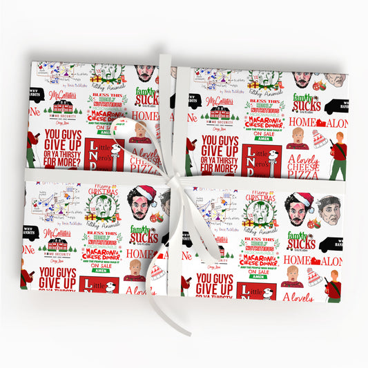 Macaulay Culkin Wrapping Paper,Home Alone Christmas Gifts
