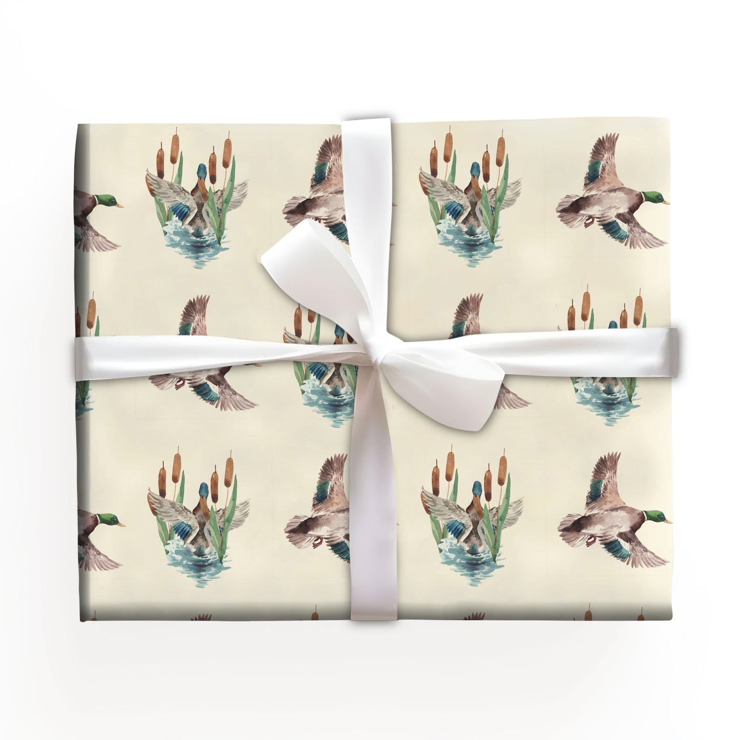Vintage Mallard Duck Wrapping Paper