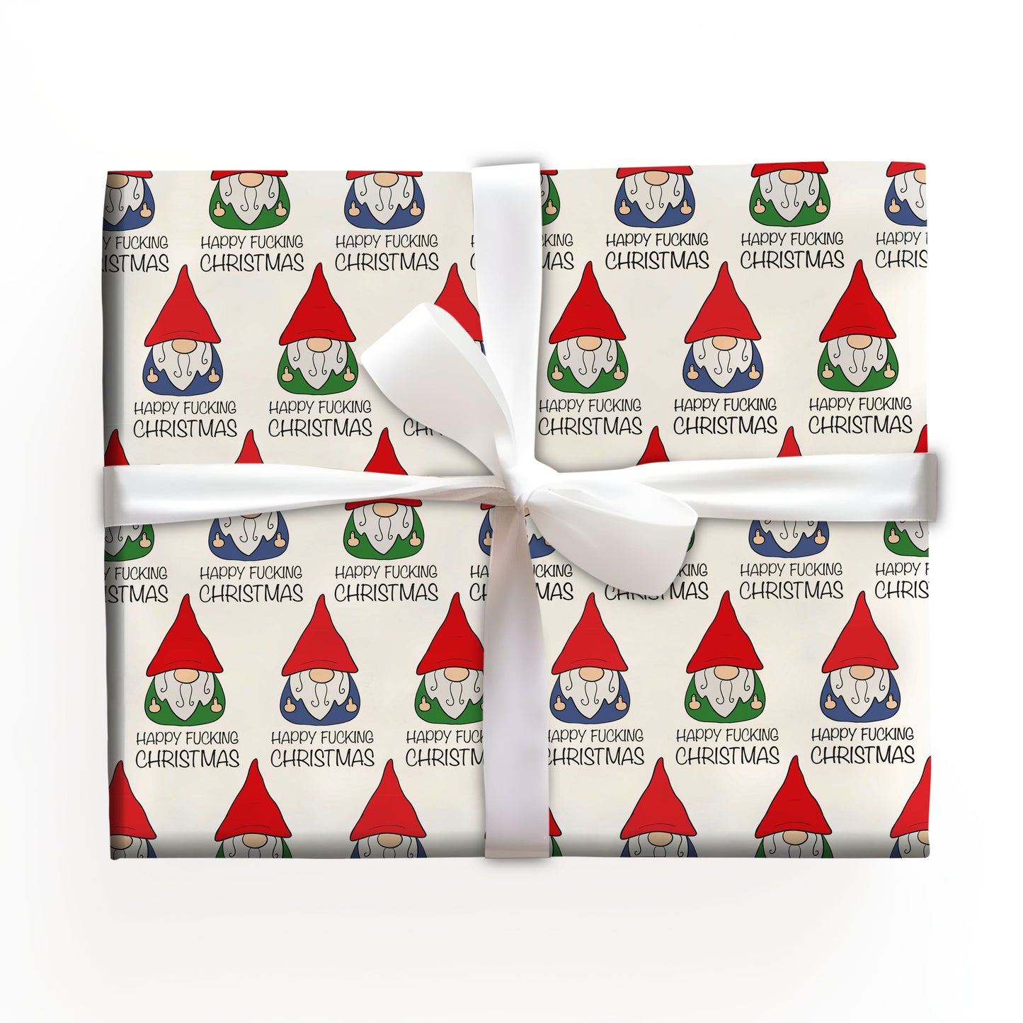 Christmas Gnomes Holiday Wrapping Paper Roll