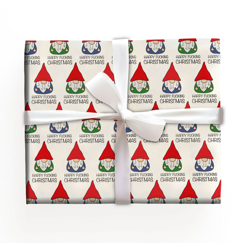 Funny Gnome Wrapping Paper