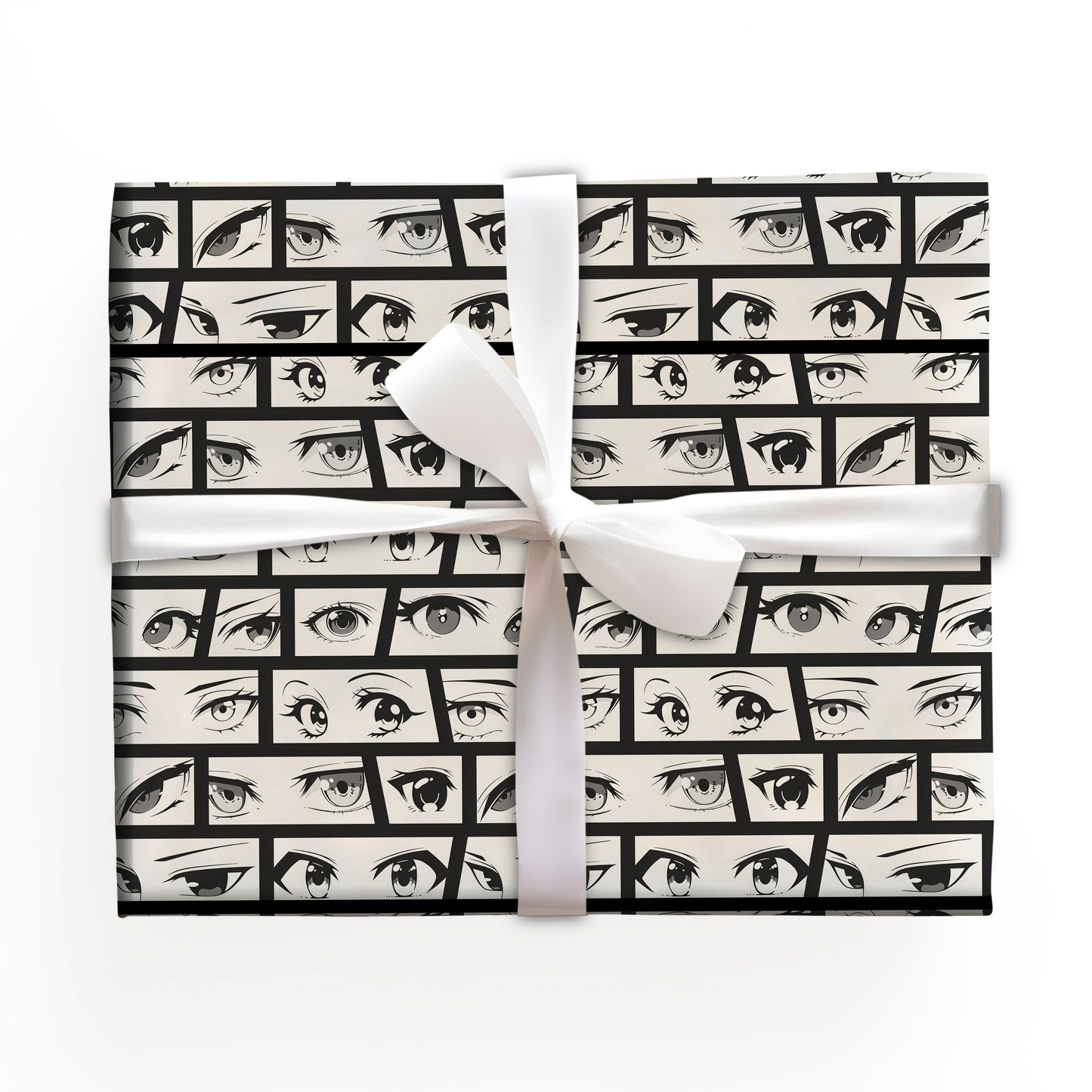 Japanese Anime Eyes Wrapping Paper