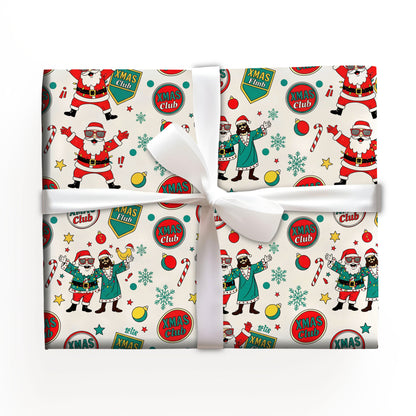 Santa and Jesus Wrap Gift