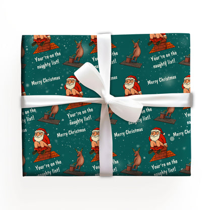 Twerking Santa Wrapping Paper