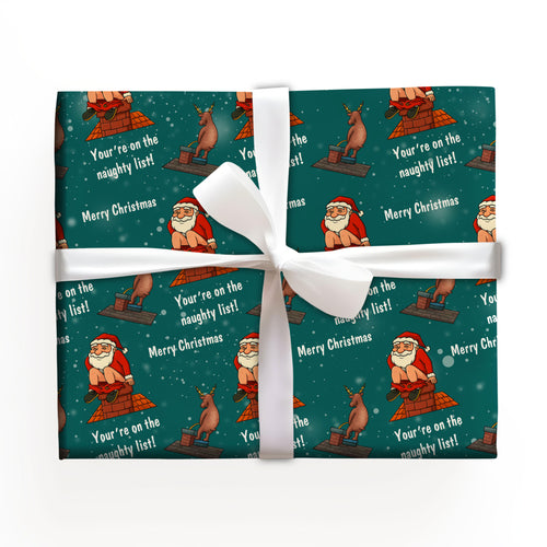 Twerking Santa Wrapping Paper