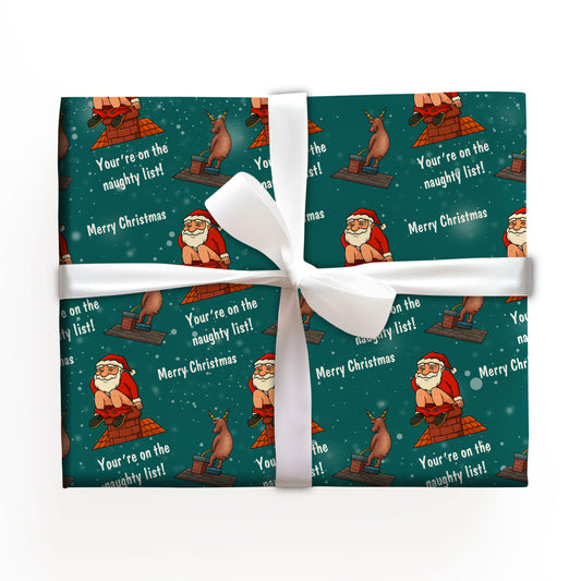 Twerking Santa Wrapping Paper