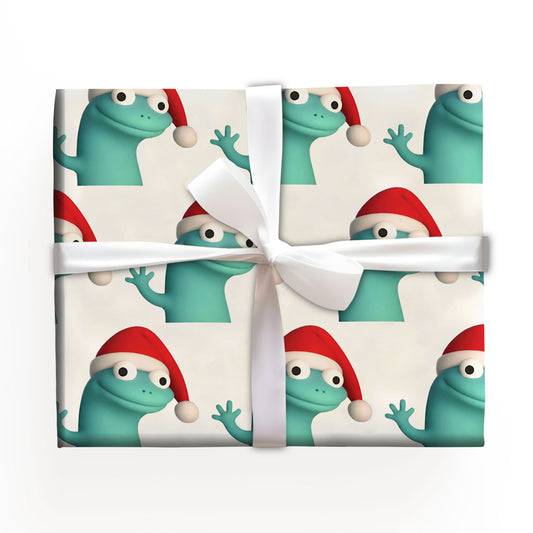 Lizard Christmas Wrapping Paper