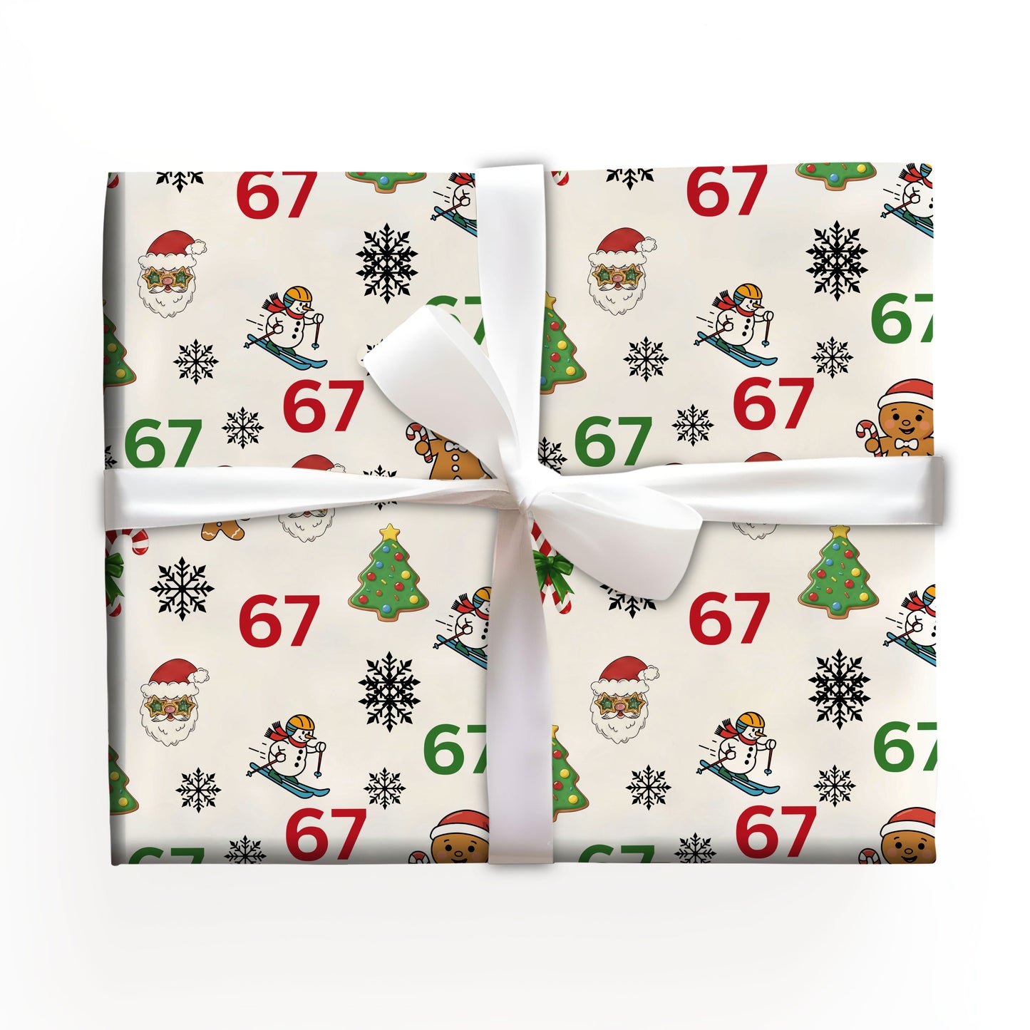 6 7 Wrapping Paper Six Seven Christmas Gift