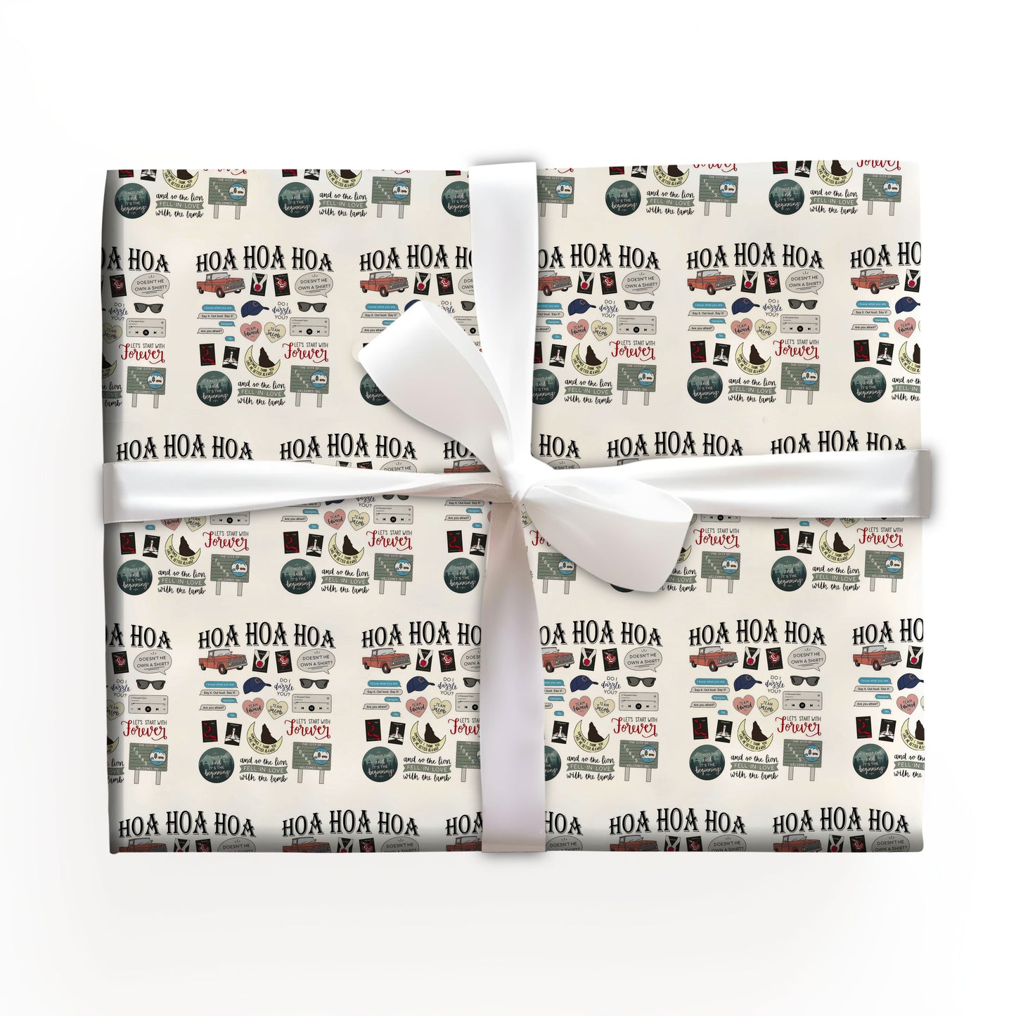 Twilight Hoa Hoa Hoa Wrapping Paper
