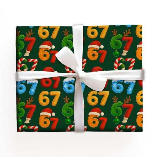 67 Gen Alpha Christmas Wrapping Paper