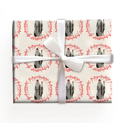 Lord Of The Ring Christmas Wrapping Paper
