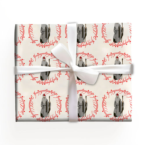 Lord Of The Ring Christmas Wrapping Paper