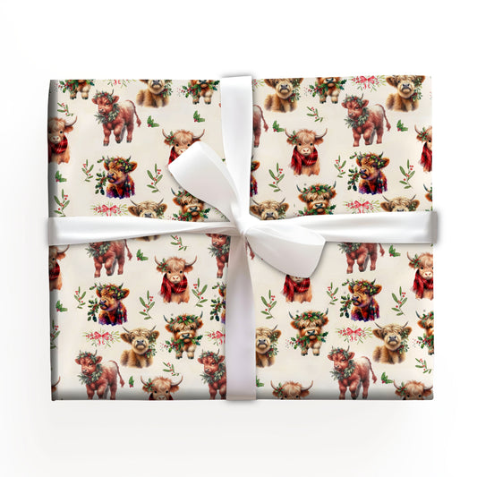 Mooey Cows Christmas Wrapping Paper