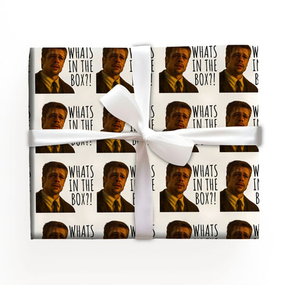 What is in the box Wrapping Paper with Holiday