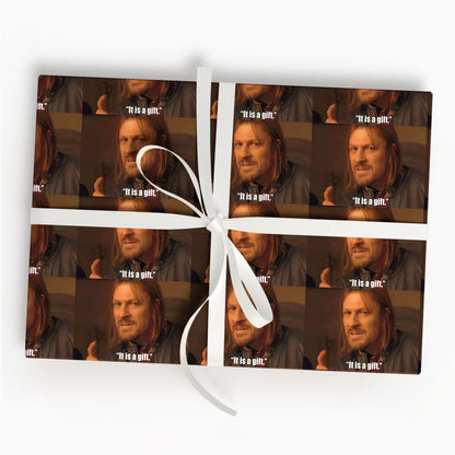 It is a Gift, Lord of the Rings Gift Wrap
