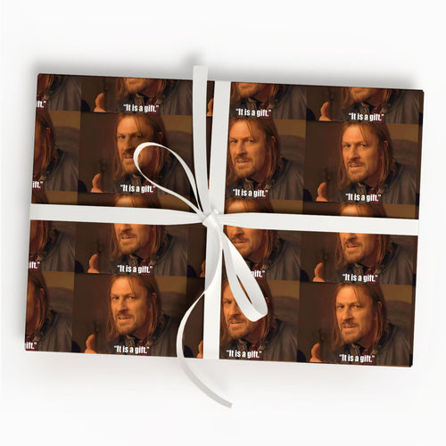 It is a Gift, Lord of the Rings Gift Wrap