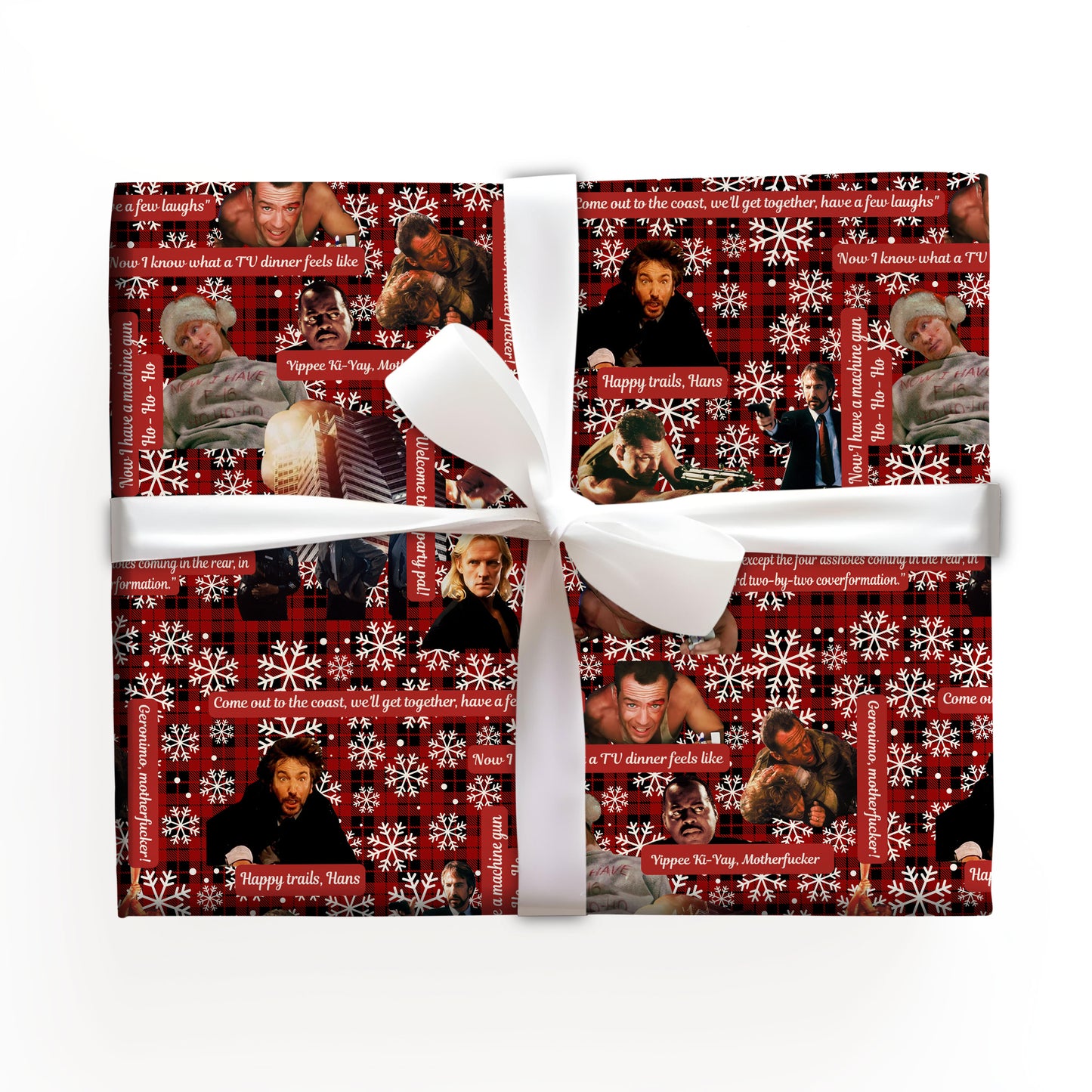 Yippee-ki-yay? ?Die Hard Christmas Wrapping Paper Roll
