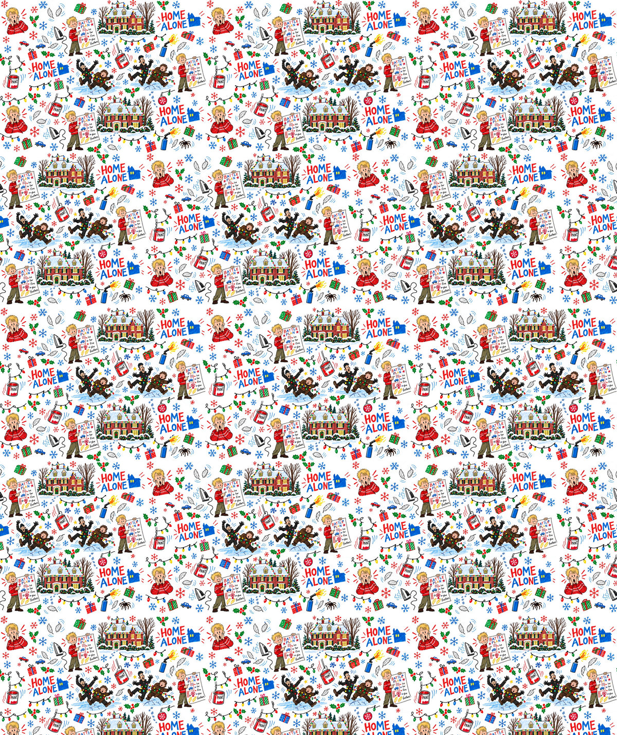 White House Snow Home Alone Wrapping Paper – Christmas Gift Wrap for Fans