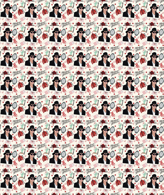 Cream Bad Collage Michael Jackson Wrapping Paper – Gift Wrap for Fans