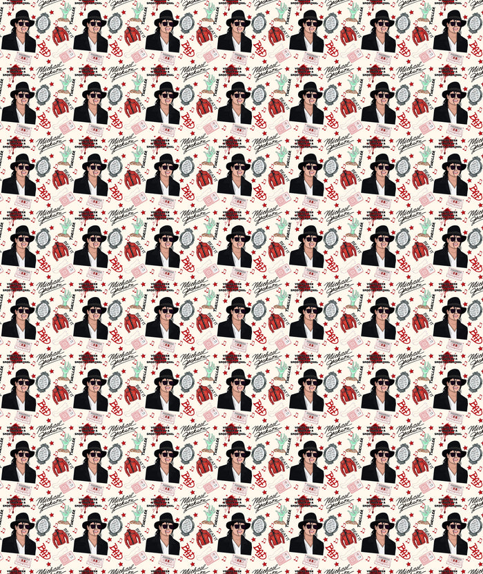 Cream Bad Collage Michael Jackson Wrapping Paper – Gift Wrap for Fans
