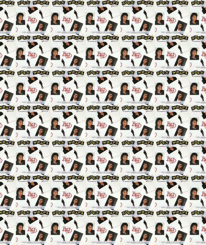 Rock Wraps Bad Michael Jackson Wrapping Paper – Gift Wrap for Fans
