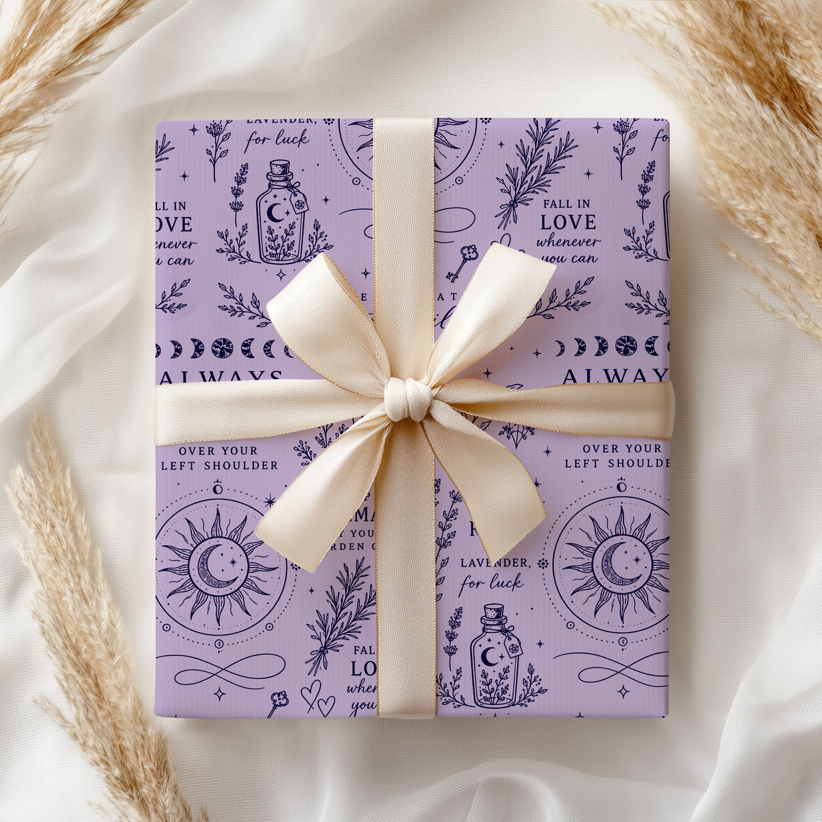 Lavender Practical Magic Wrapping Paper – Gift Wrap for Fans