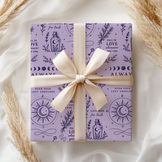 Lavender Practical Magic Wrapping Paper – Gift Wrap for Fans