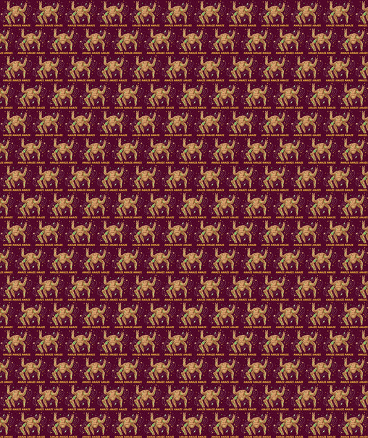 Maroon Amaze Project Hail Mary Wrapping Paper – Gift Wrap for Fans