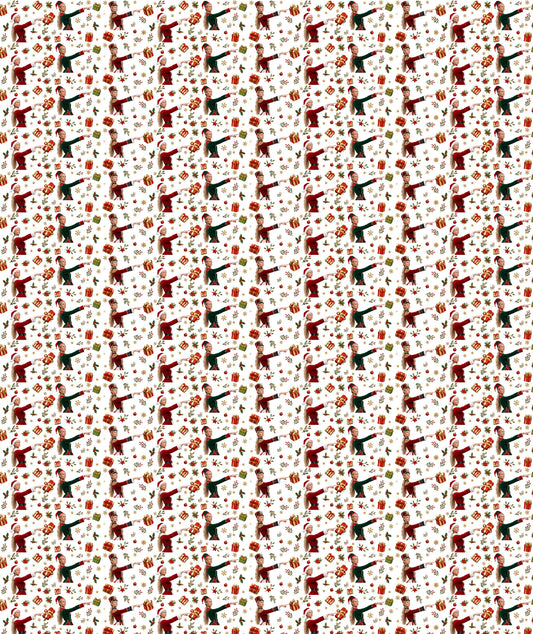 White Nutcracker Sophie Cunningham Wrapping Paper – Christmas Gift Wrap for Fans