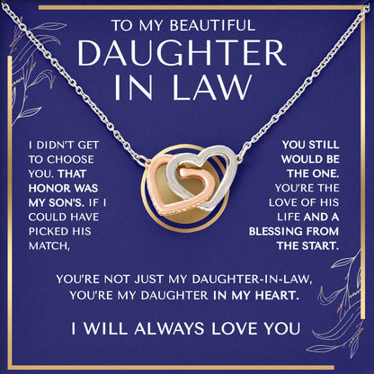 To My Daughter Necklace From Dad Sentimental Birthday Valentine's Day Gift for Her