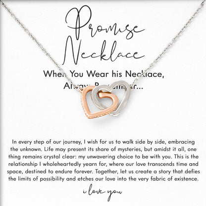 Promise Necklace Gift For Girlfriend, Valentine's Day Birthday Gifts Ideas