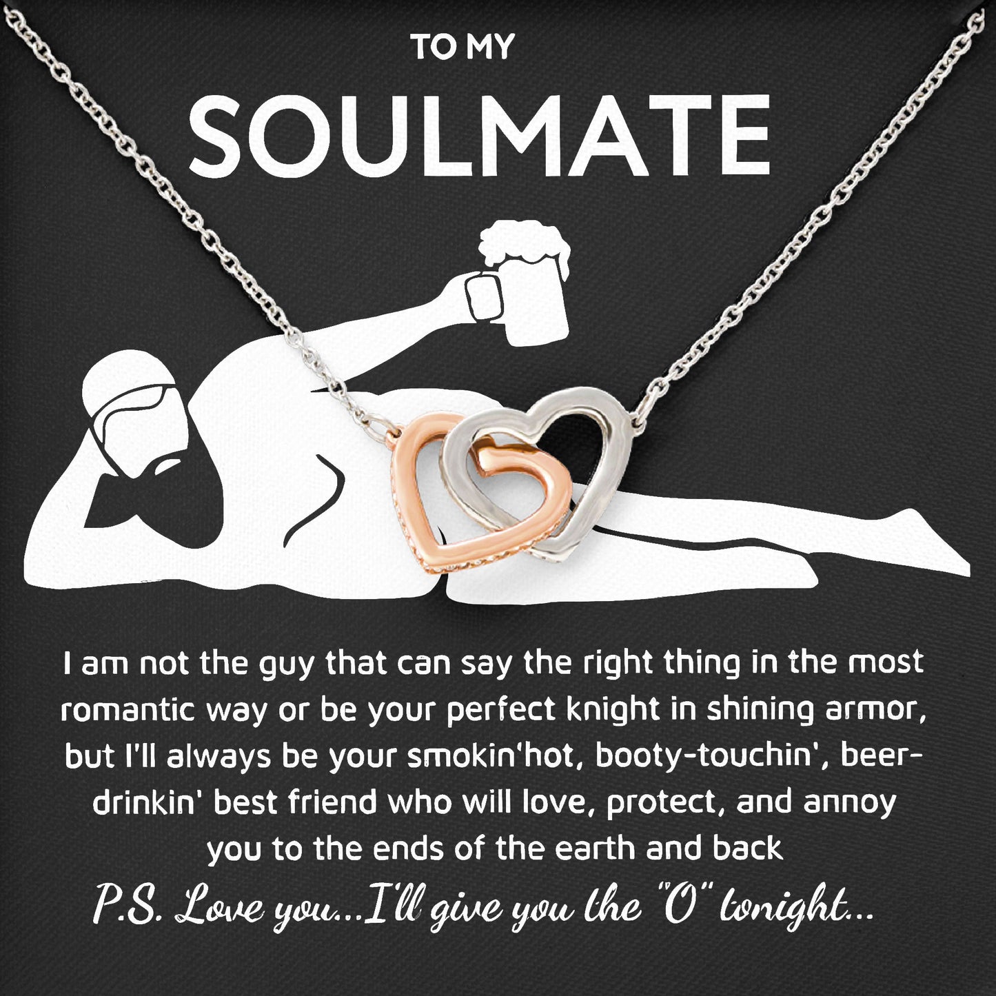 To My Soulmate Anniversary Necklace Gift