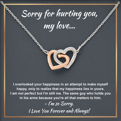 I'm Sorry For Hurting You Neckace, Forgive Me Gifts, Valentine, Birthday, Anniversary Gift, Apologize Gifts