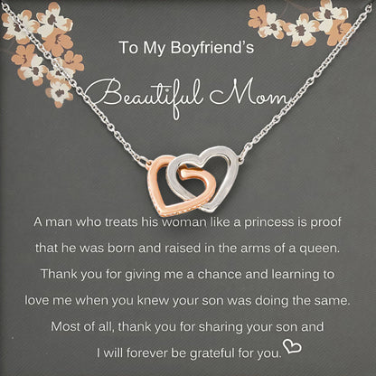 To My Boyfriend's Beautiful Mom Meaningful Jewelry Gift