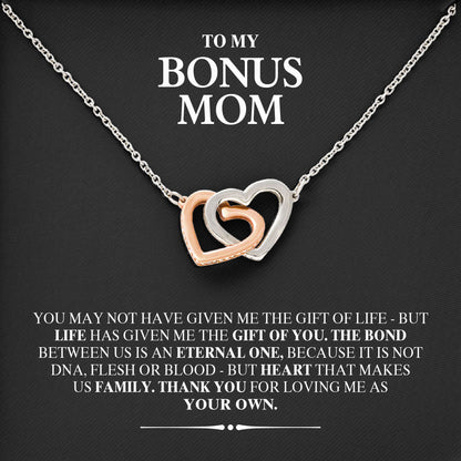 To My Bonus Mom Necklace from Son with Love