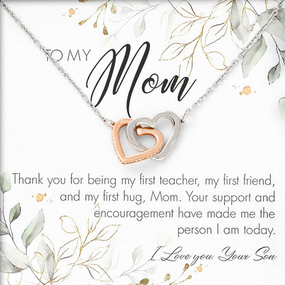 To My Mom Jewelry Gift for Mother