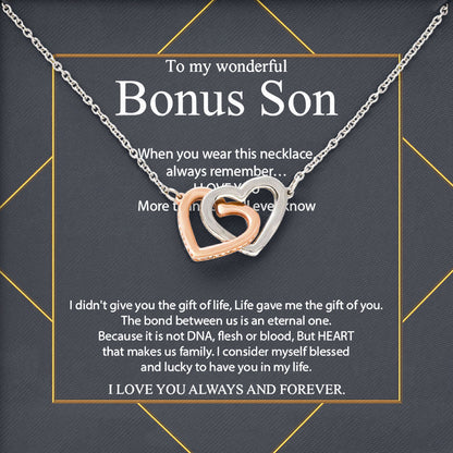 To My Wonderful Bonus Mom Necklace Appreciation Gift