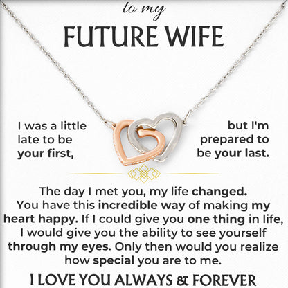 To My Future Wife Jewelry Gift with Message Card