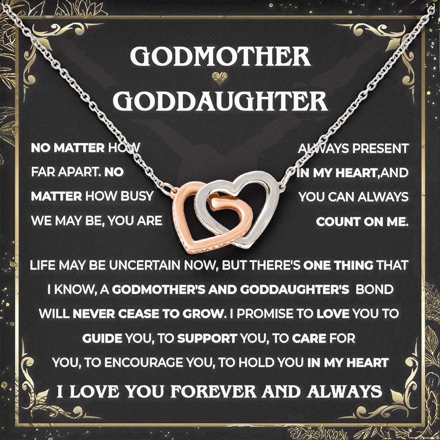 To My Godmother Jewelry Gift for Birthday