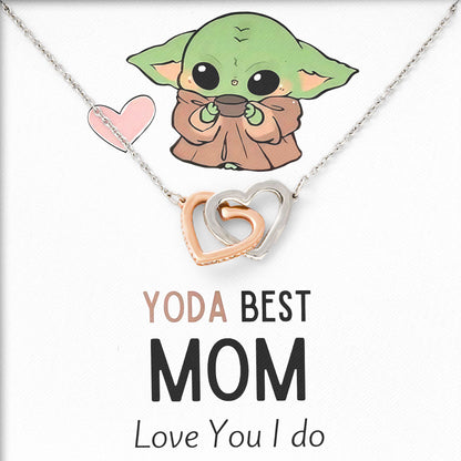 Yoda Best Mom Necklace Gift Valentine Mother's day Keepsake