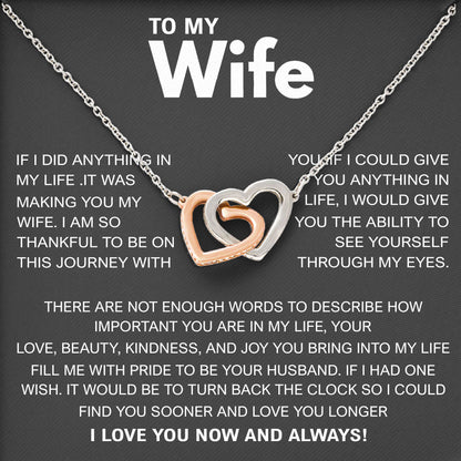 To My Wife Necklace Gift for Valentine, Birthday