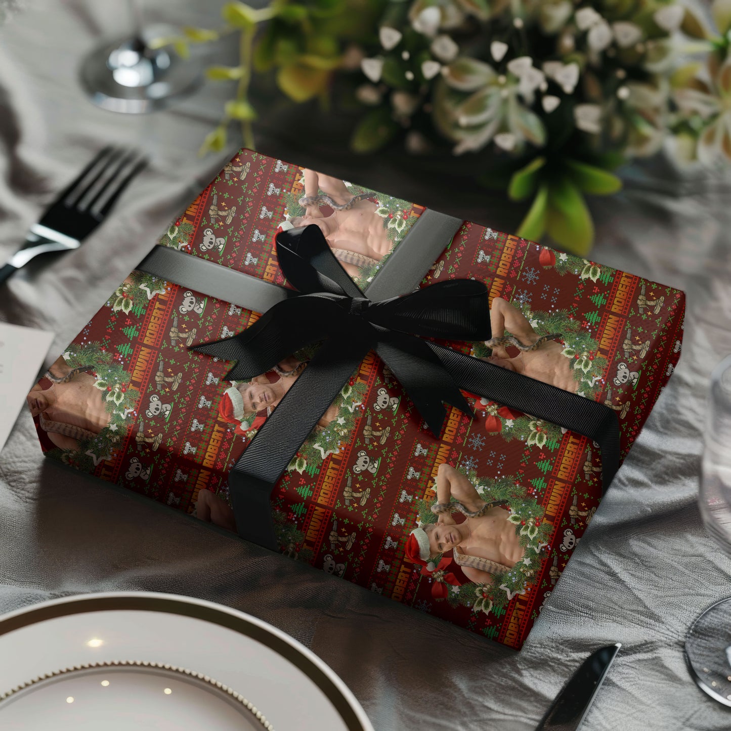 Robert Irwin Christmas Wrapping Paper