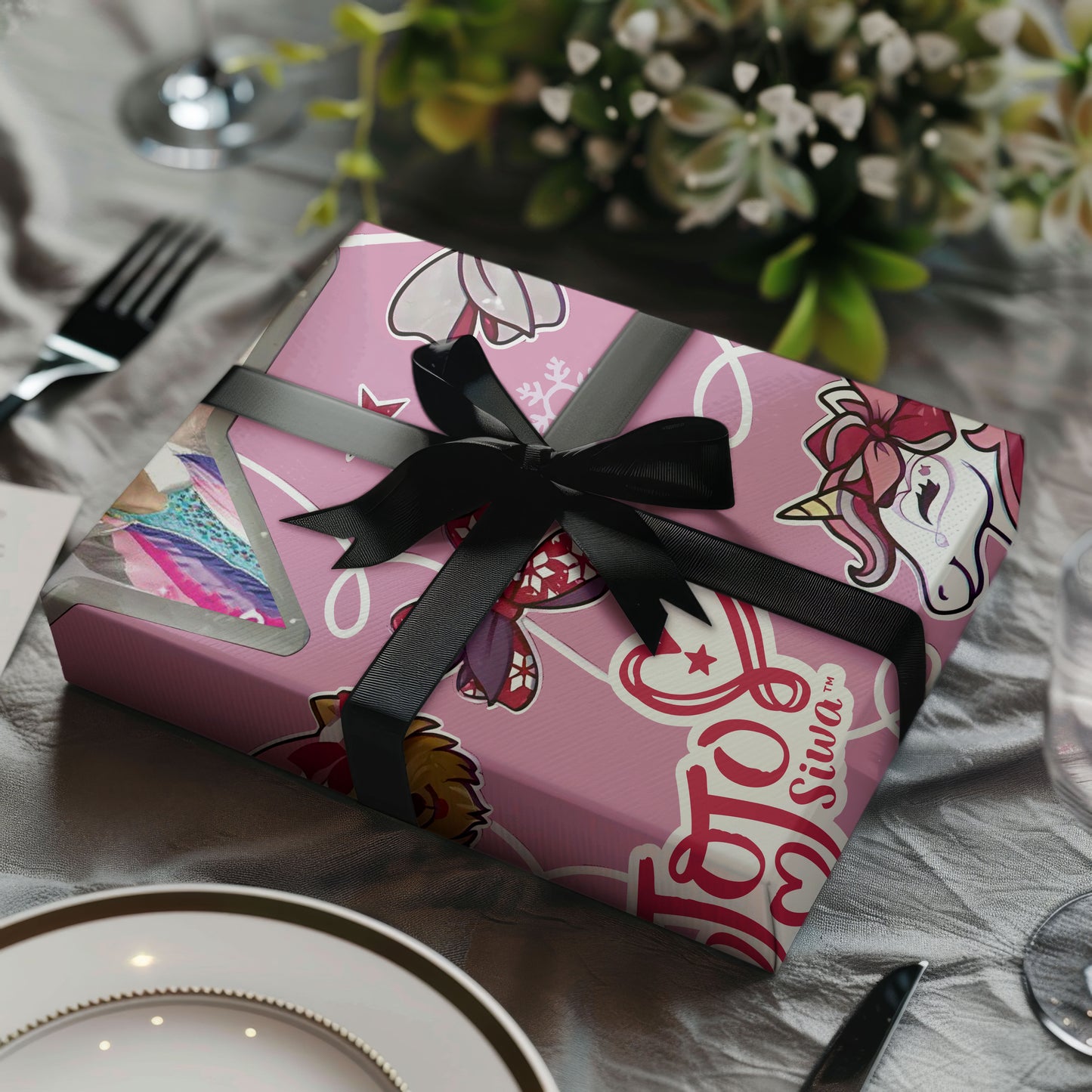 JoJo Siwa Christmas Wrapping Paper Sheets