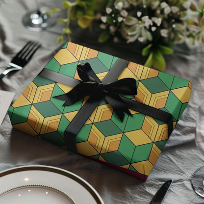 Demon Slayer Gift Wrap Paper for Xmas Winter Holiday Gifts