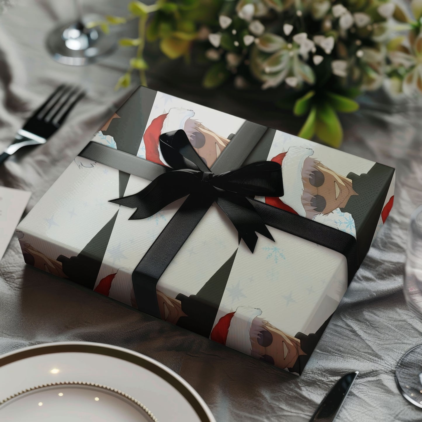 Demon Slayer Xmas Wrapping Paper