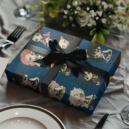 Doujinshi Kimetsu No Yaiba Anime Wrapping Paper Christmas Party Decorations