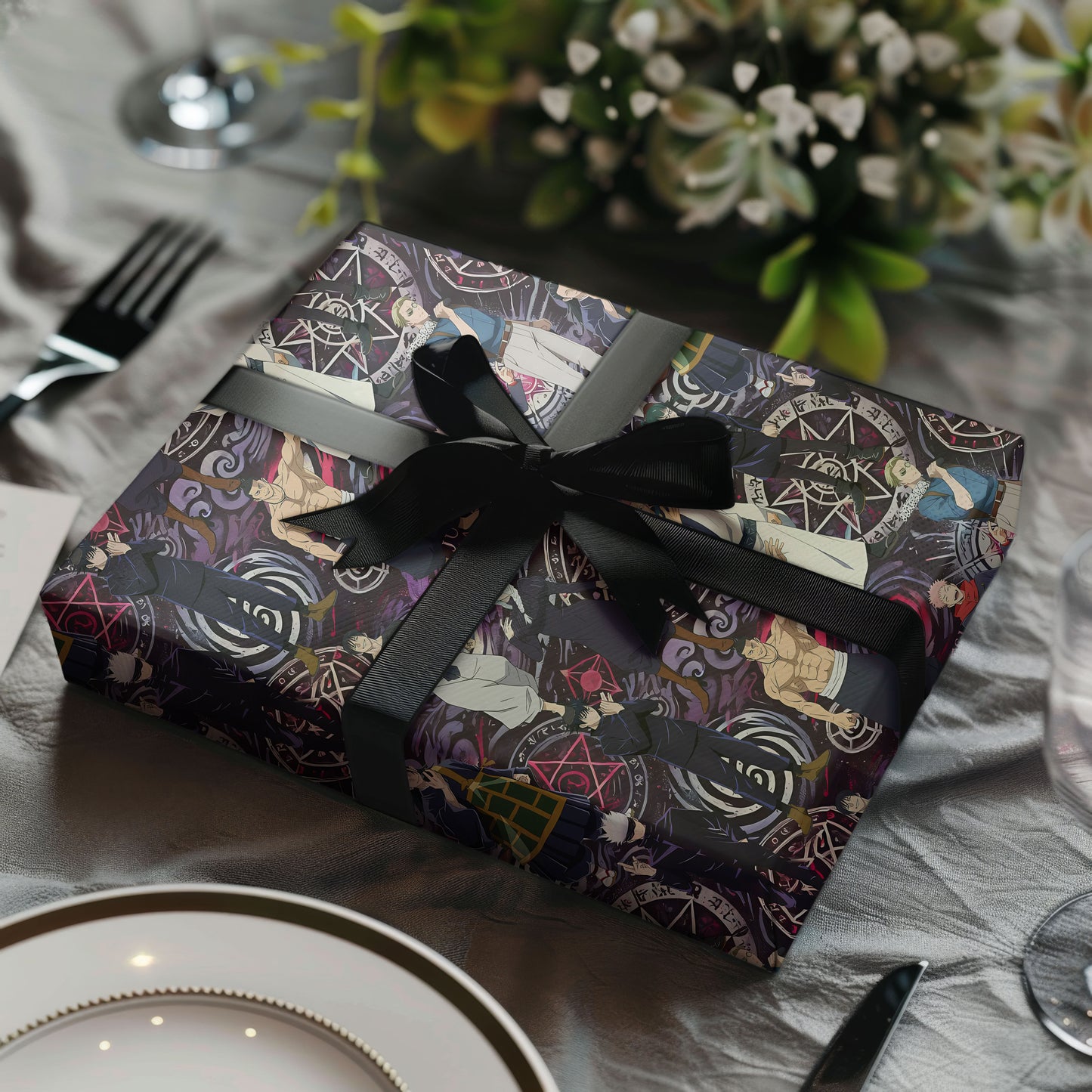 Christmas Jujutsu Kaisen Gift Wrap