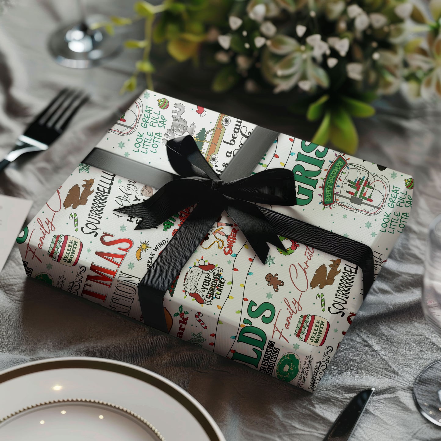 National Lampoon's Christmas Vacation Classic Movie Gift Wrap