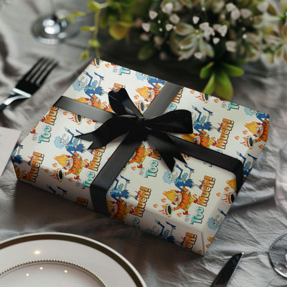 A Miser Brothers' Christmas Wrapping Paper
